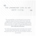 he unexamined life is not worth living in the lottery story